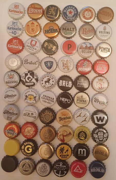 Kapsle od piwa - zestaw 2