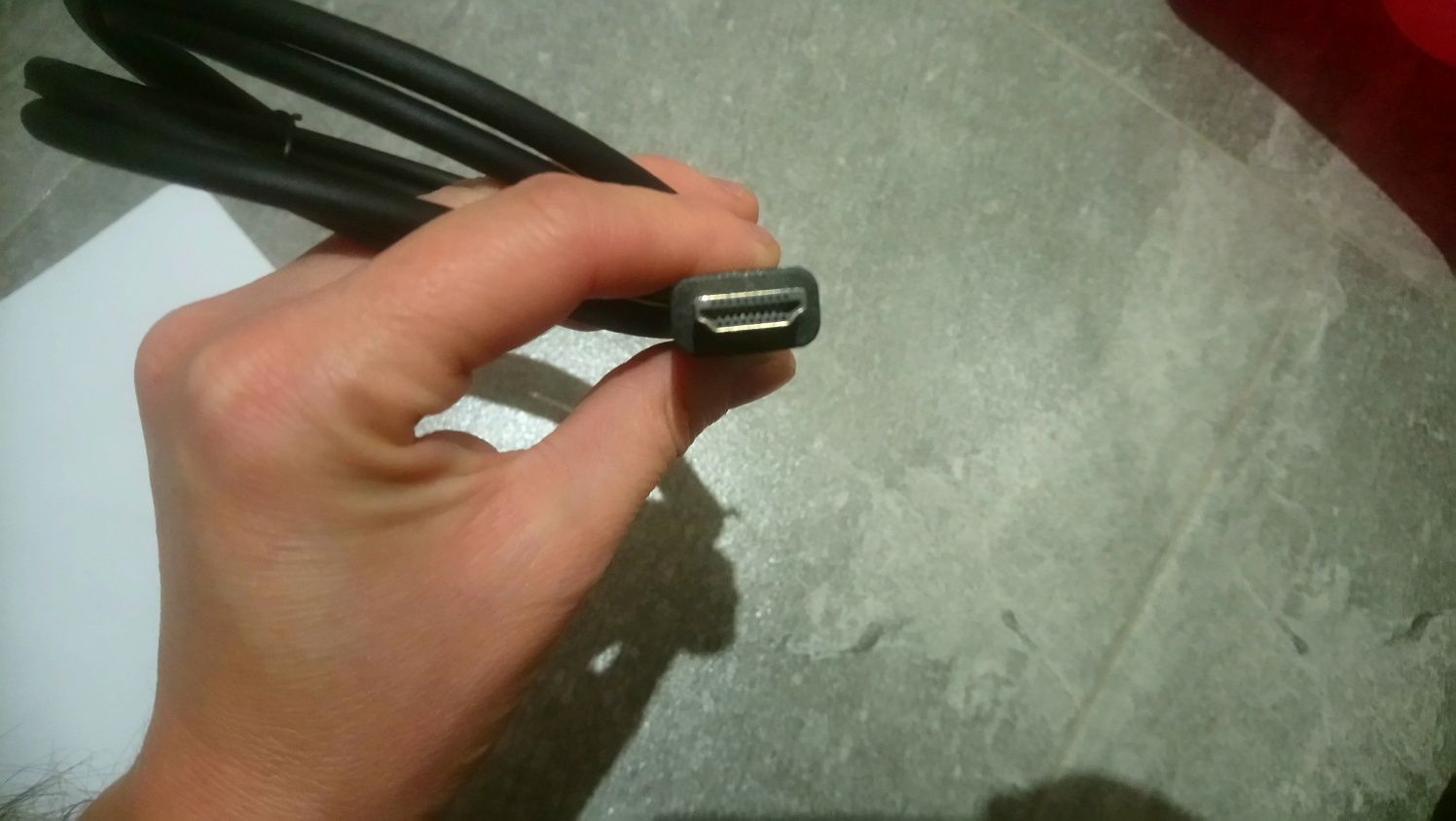 Kabel AmazonBasic mini DP na HDMI 1,8m czarny