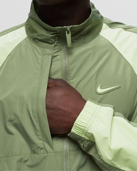 Nike NRG Nocta Track Jacket Woven (oil green / lt liquid lime)