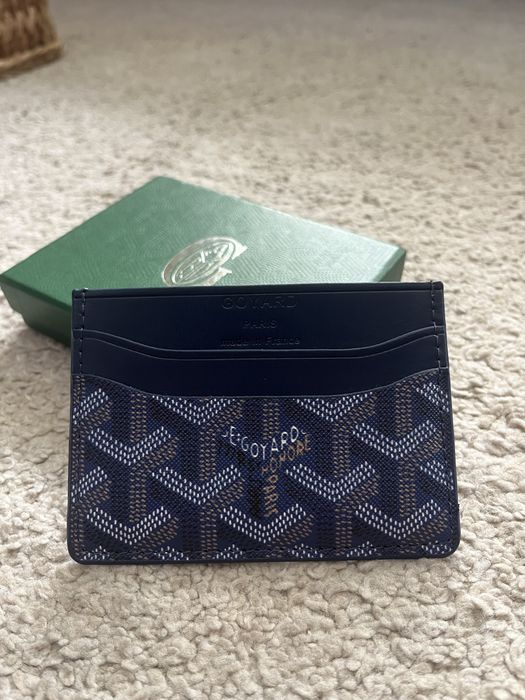 Carteita Goyard Azul Marinho