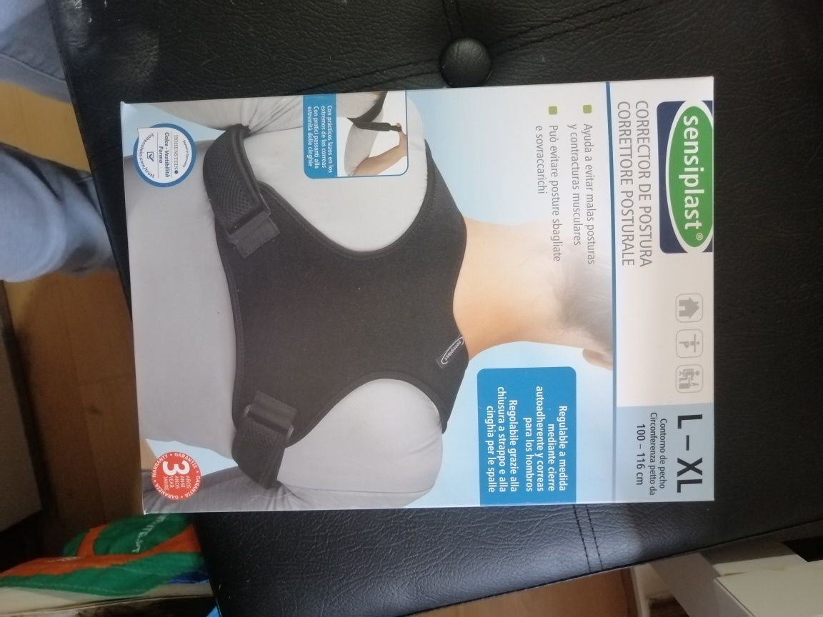 Corretor de postura L-Xl e tenho um S-M