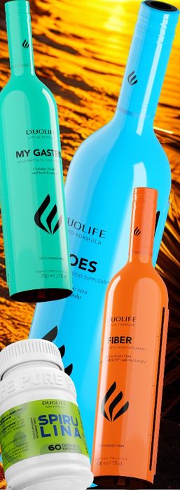 Duolife zestaw My Gastrin Fiber Aloes Spirulina