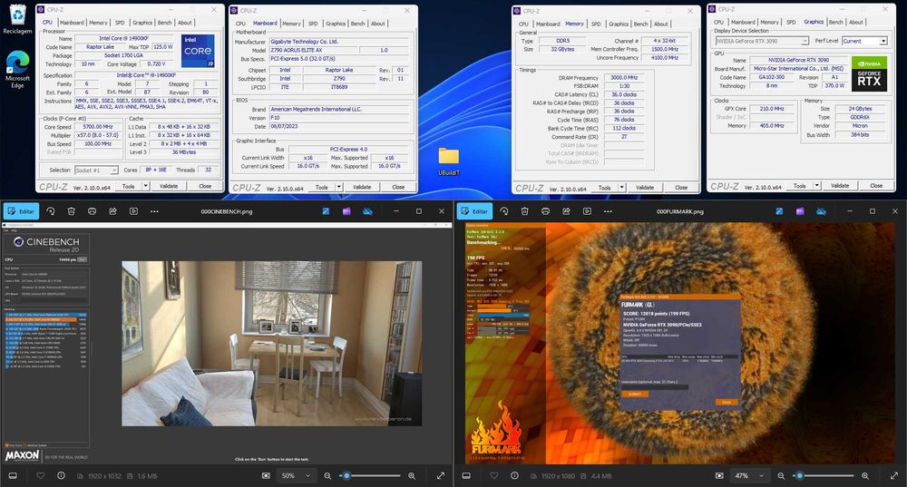PC Gaming 4K | RTX 3090 24GB / I9 14900K / 32GB DDR5 / 2TB SSD / RGB