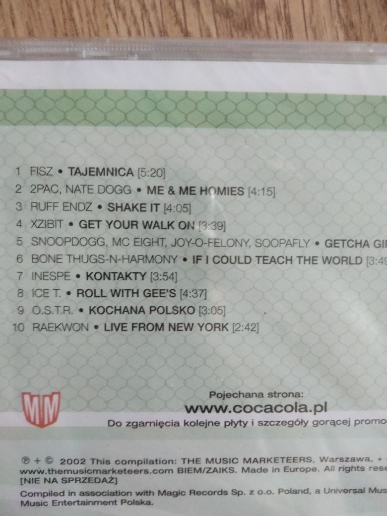 Płyty CD  goraca piątku. 2003