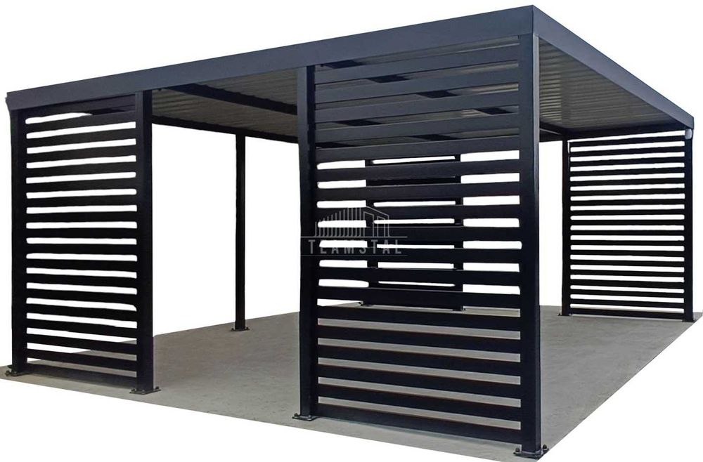 CarPort PREMIUM - Wiata samochodowa 5x5 Antracyt - TS1030
