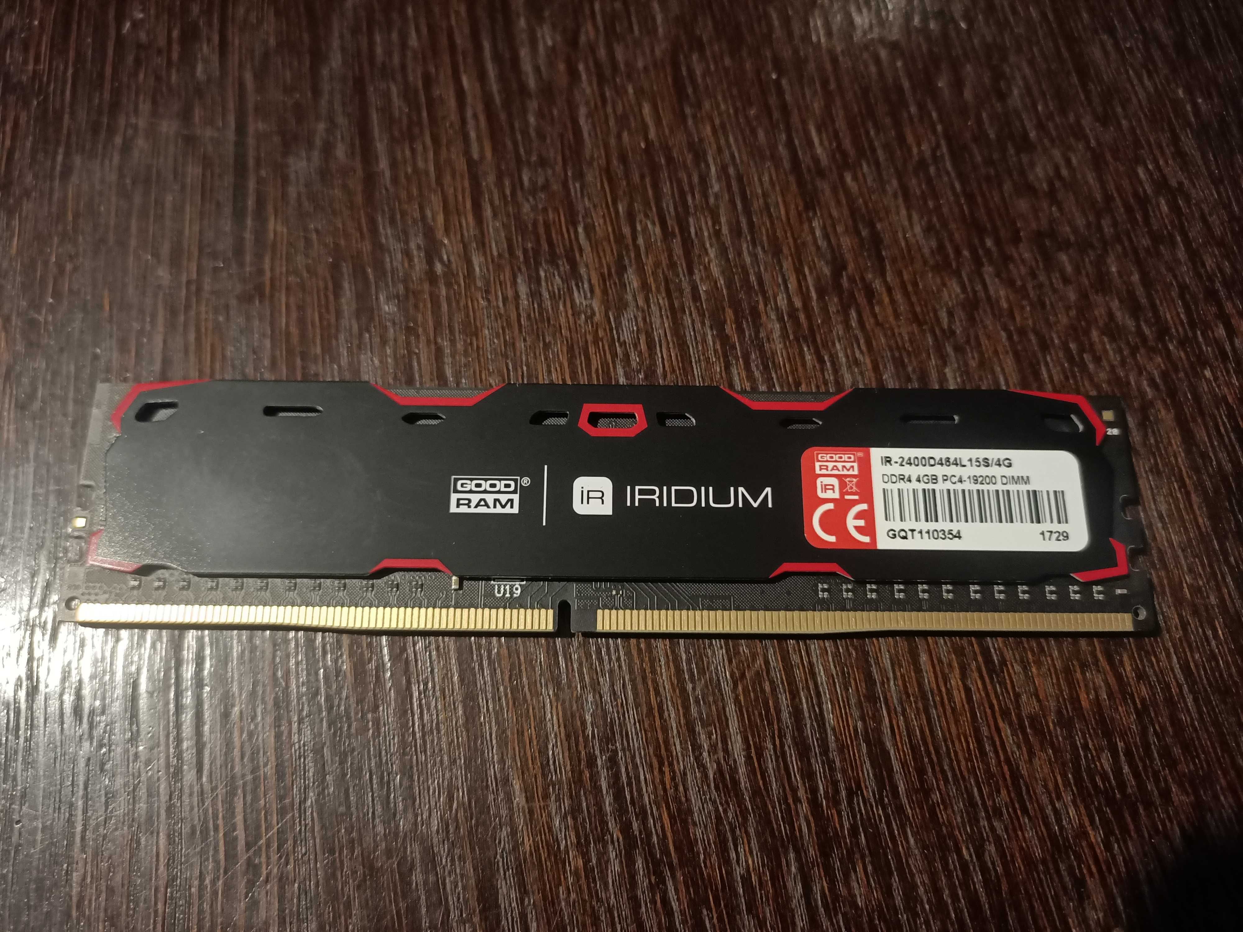 Goodram Iridium 4GB DDR4 2400MHz CL15 Czarna