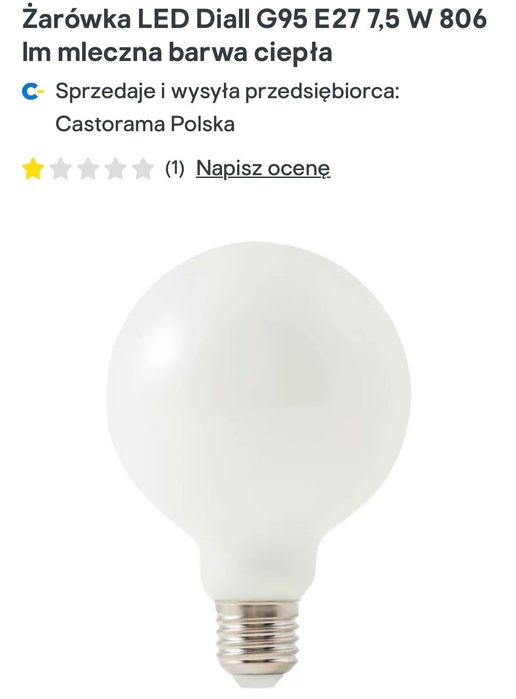 Żarówka duża kula 22 szt.