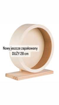 Duzy drewniany kolowrotek 28cm dla chomika