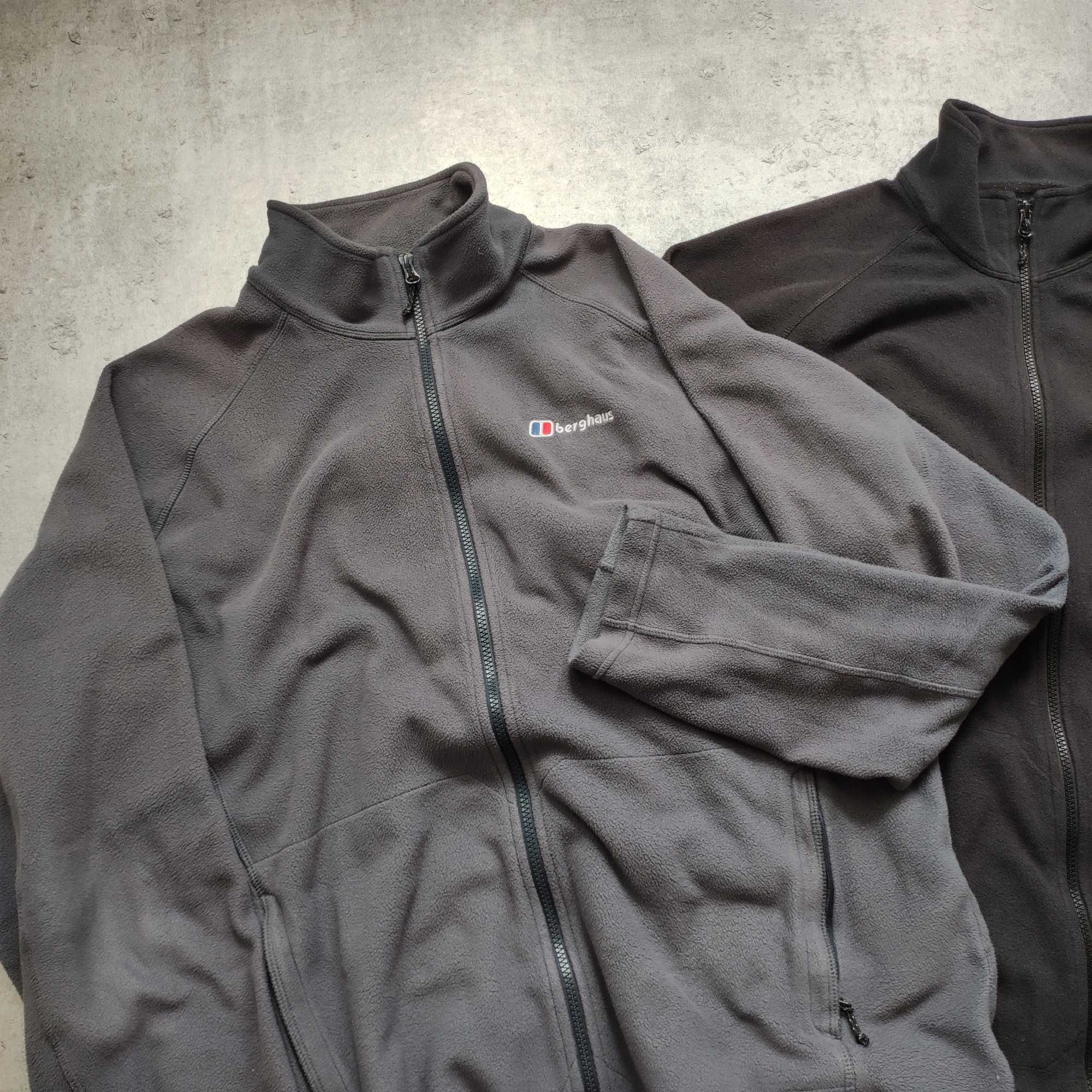 MĘSKI Zestaw 2x Bluza PREMIUM Polar Trekking Thermal Berghaus Suwak