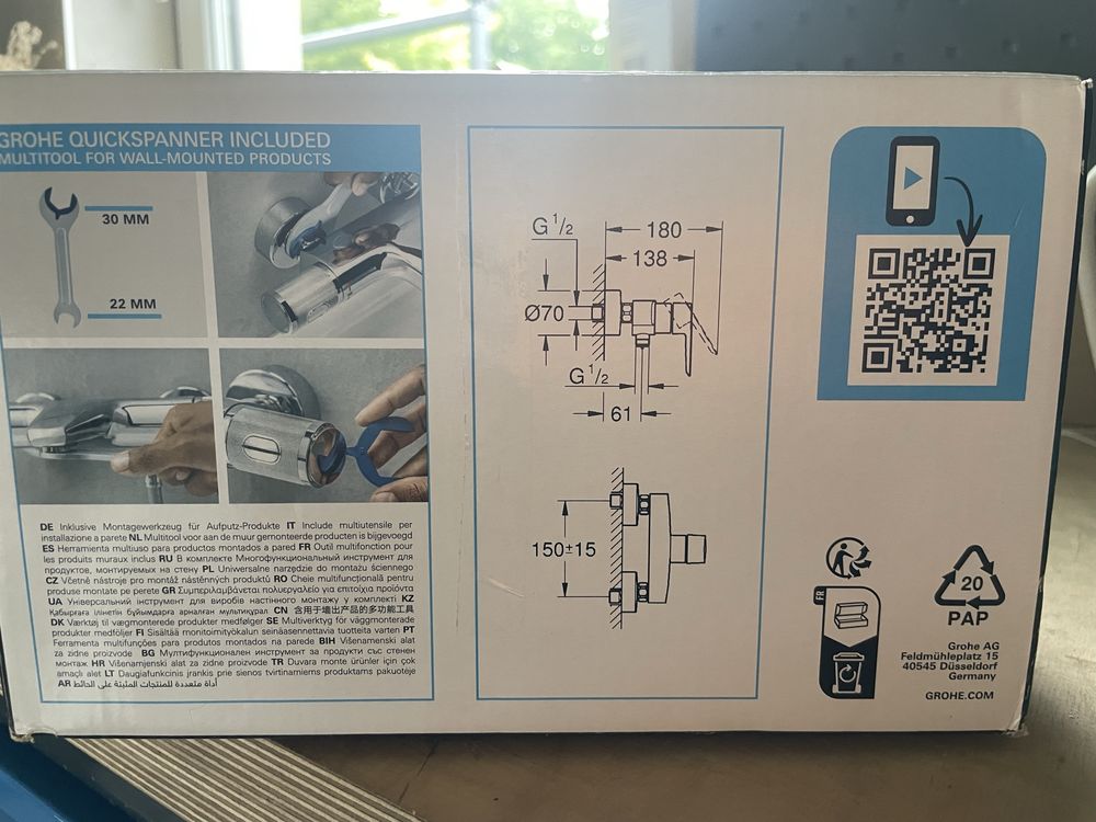 Bateria prysznicowa Grohe Start Quickfix chrom