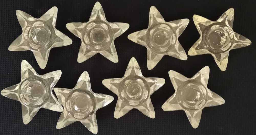 Suporte para velas em vidro