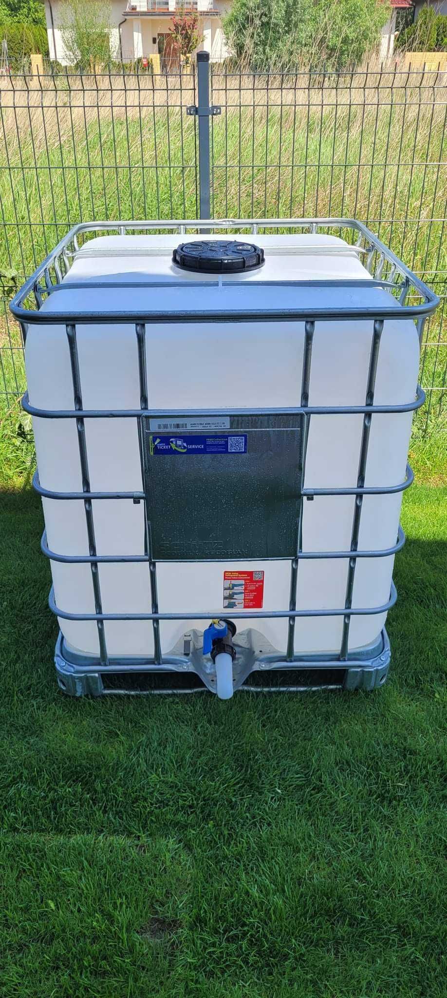 CZYSTY Zbiornik 1000 l IBC mauser , kontener , mauzer - CZYSTY