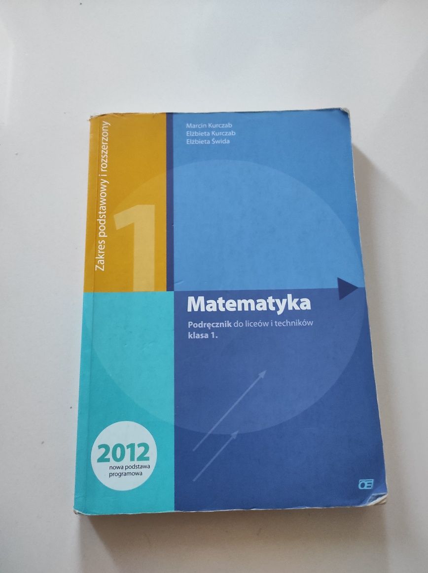 Podręcznik Matematyka kl 1 technikum liceum