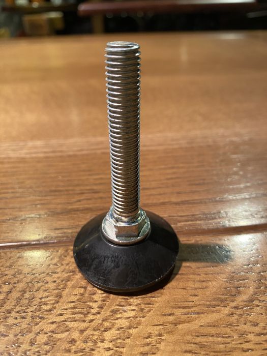 Опора регульована шарнірна М10 ножка , мебельная опора