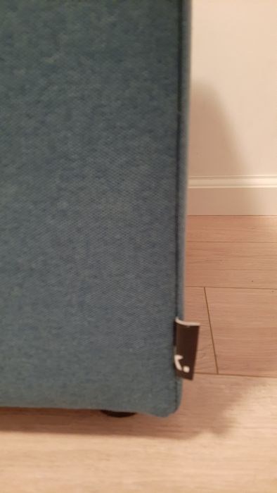 Puf pufa kostka Konsimo turkusowy