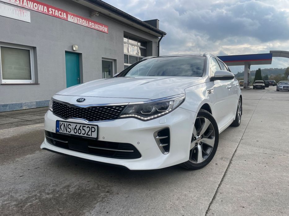 Kia Optima -Biała Perła-Full Led- GT Line-