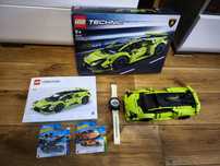 LEGO Technic Duży zestaw, Hotwheels i zegarek duży Smael