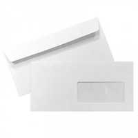Envelope DL Com Janela 110x220 Silicone 90gr - Caixa 500 Unidades