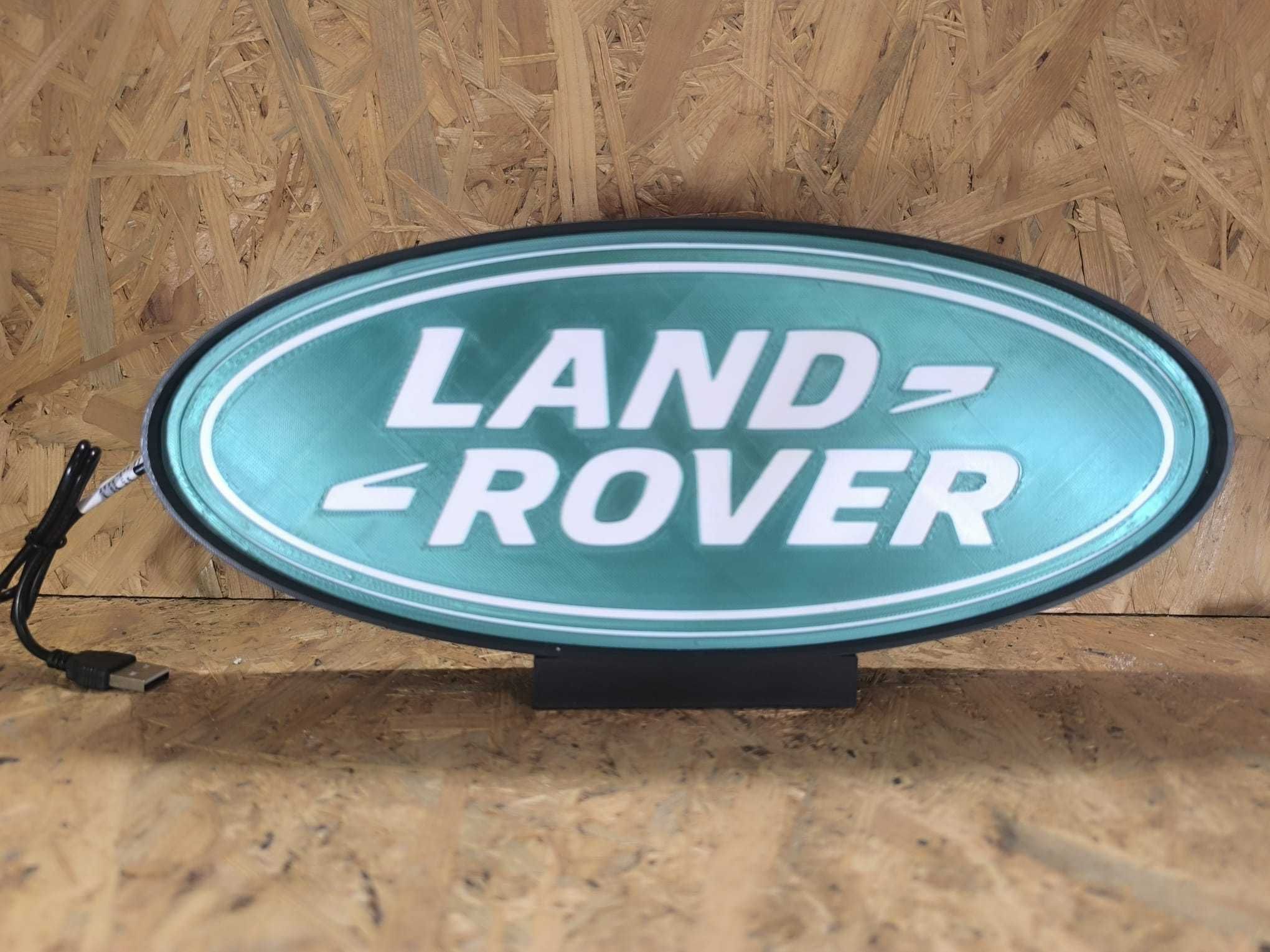 Luminária Decorativa / Lightbox Land Rover