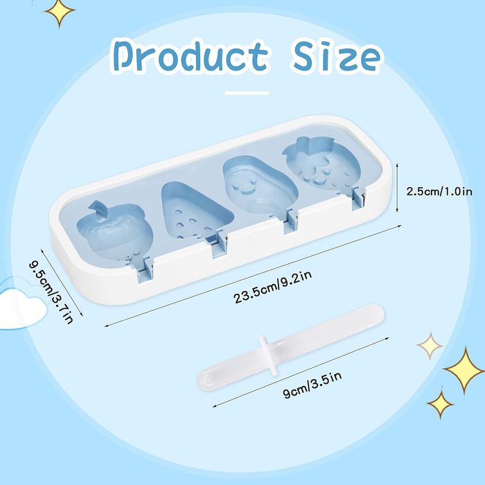 Foremki do lodów silikonowe