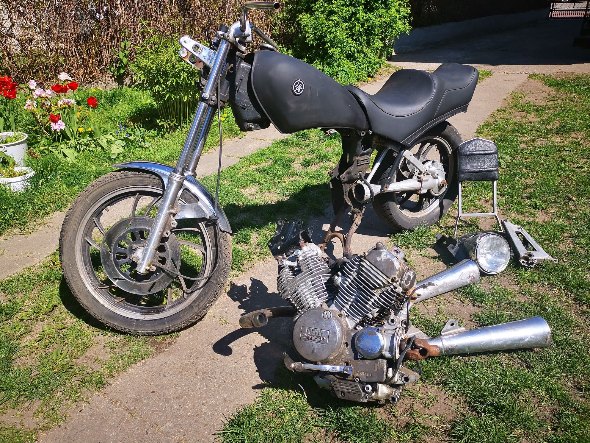 Motocykl YAMAHA XV500 + drugi w częściach GRATIS