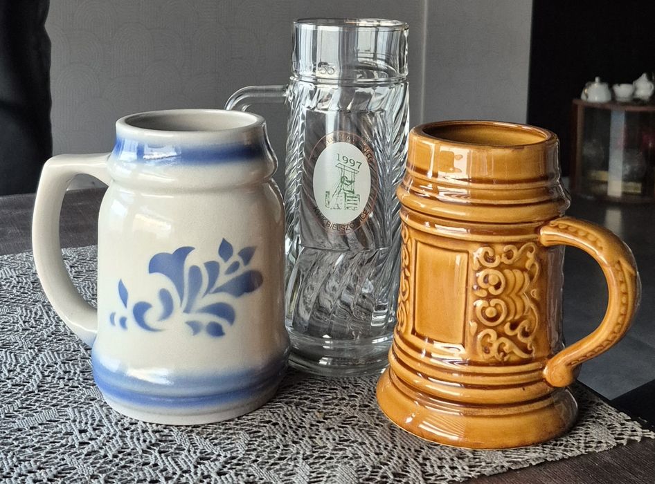 Zestaw kufle - 3 szt