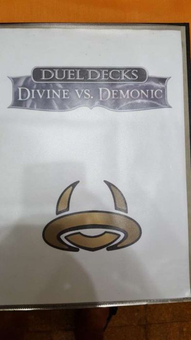 Colecção dual deck: divine vs demonic completa mtg