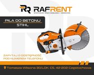 Piła przecinarka spalinowa STIHL do cięcia betonu i metalu - wynajem