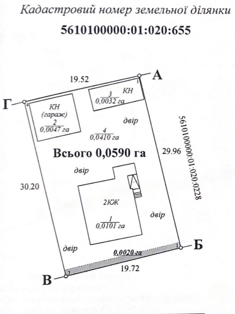 Продам ділянку в місті. Ділянка 5,9 сот