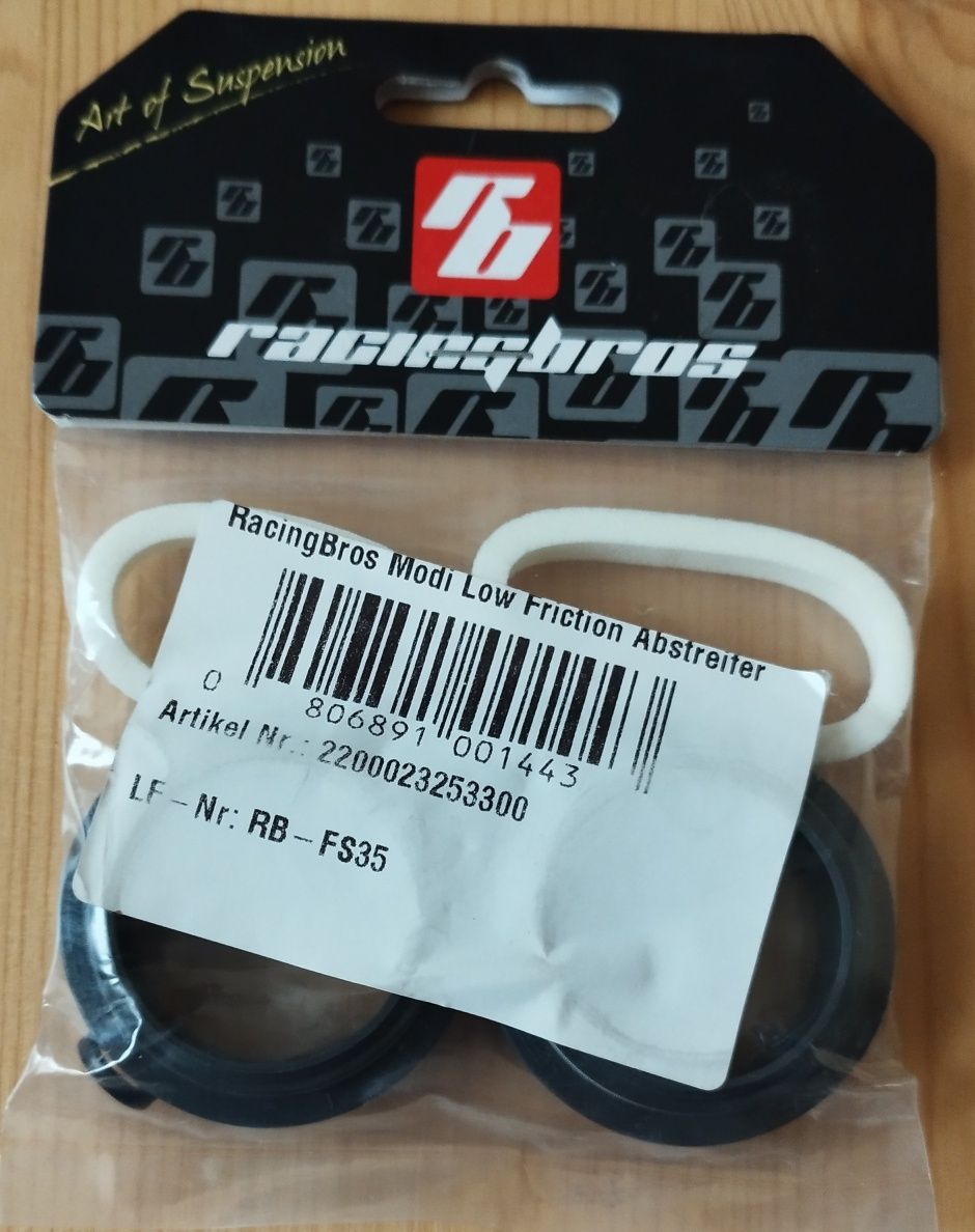 Zestaw uszczelek do rowerów Racingbros Wiper Kits F35