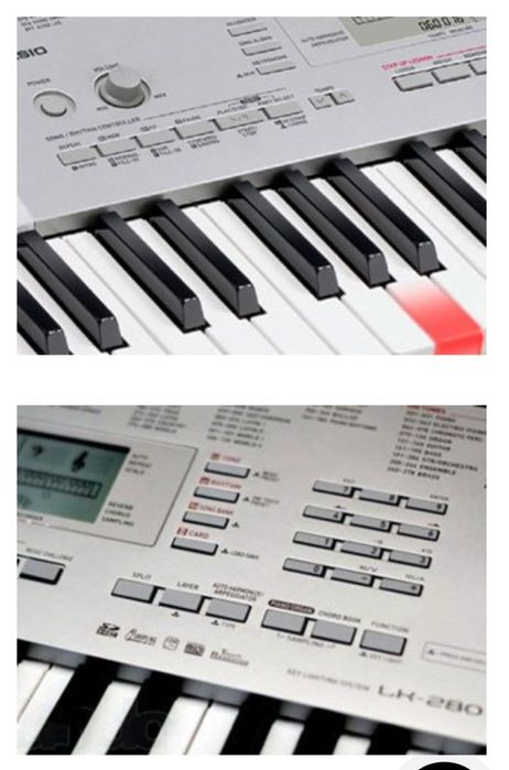 Синтезатор з підсвіткою клавіатури Casio Key Lighting LK-280