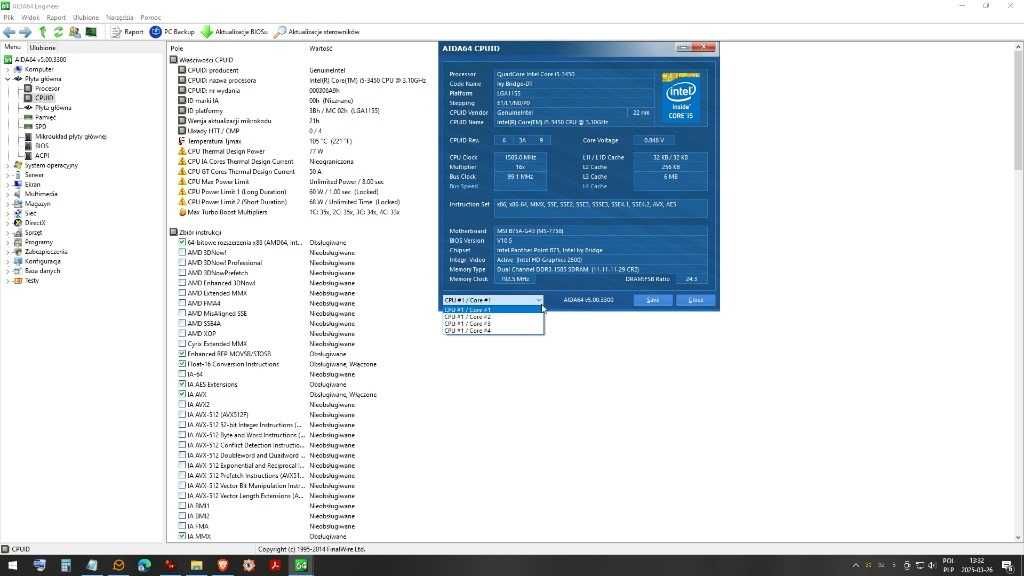 Procesor Intel Core i5-3450 LGA 1155 4x 3.10 GHz