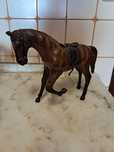 Vendido Par de cavalos para decoração artesanais