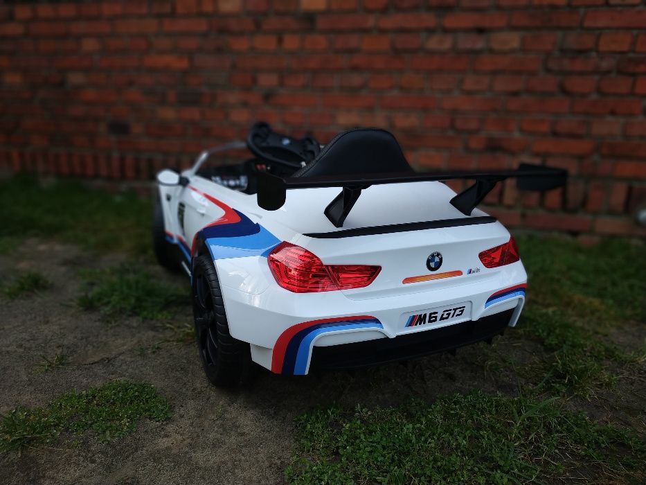 Auto na Akumulator BMW M6 GT3 # "KLIMATYZACJA " PILOT # SKÓRA