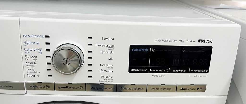 Pralka Siemens WM12W790PL, 9 kg, A+++