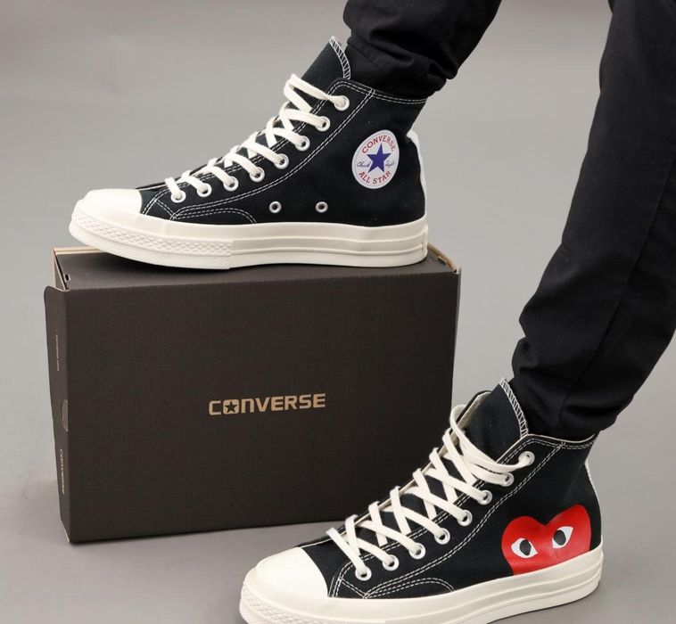 Кеди жіночі Converse x Comme des Garsons Play Chuck Конверс