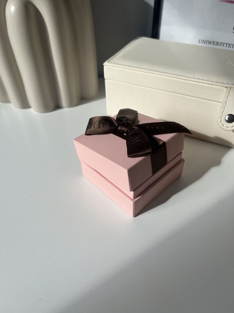 Pudełeczko różowe na biżuterię prezentowe w.kruk
