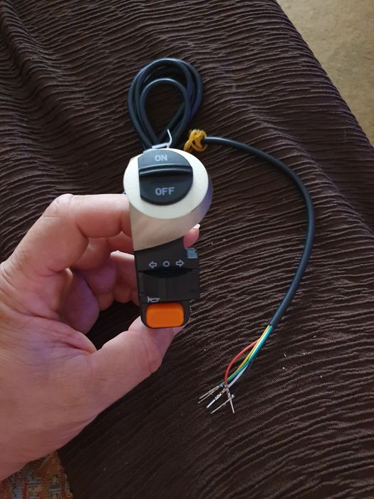 Comando luzes piscas bozina trotinete urbanglide