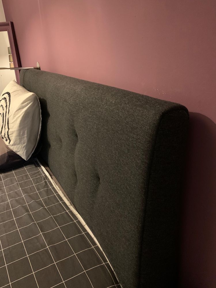 Vendo cama ikea com estrado e colchão