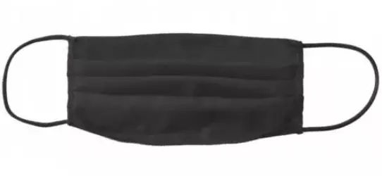 Maseczka ochronna dwustronna, czarna. INNI