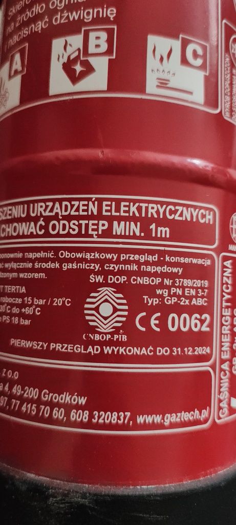Gaśnica GAZ-TECH