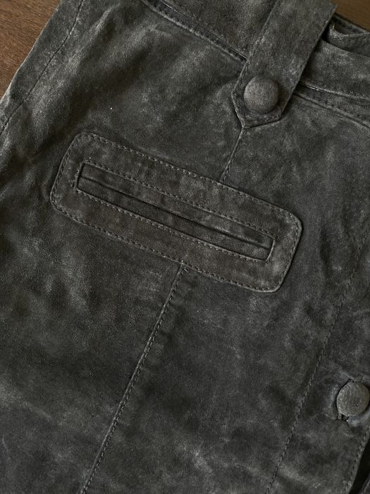 Спідниця жіноча замшева