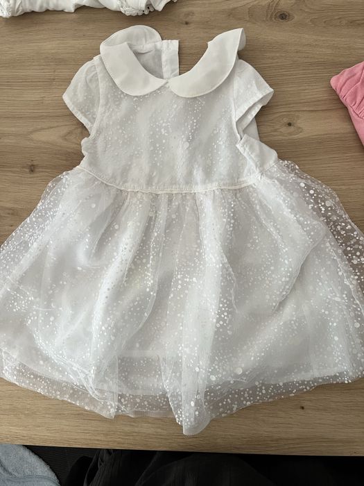 2 Sukienki zestaw ddla dziewczynki 80-86