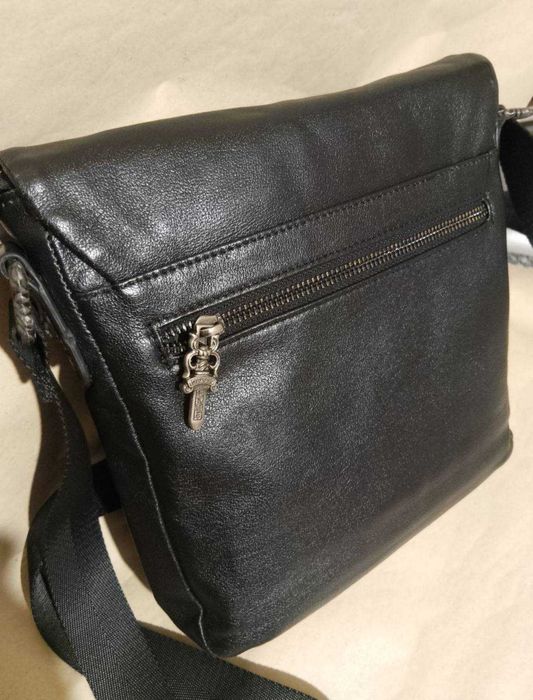 Мужская кожаная сумка "Chrome Hearts", США, оригинал. Новая.