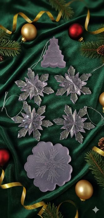 Wyjątkowy zestaw świąteczny z żywicy epoksydowej