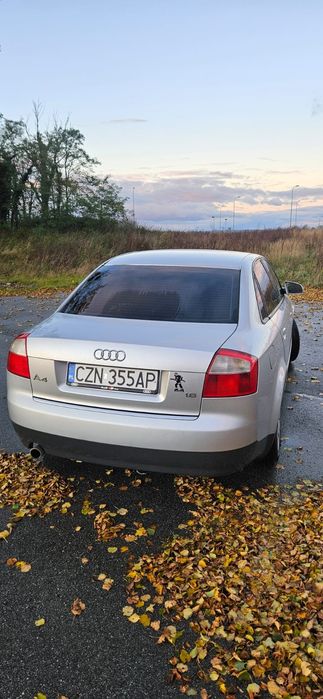 Audi A4 B6 1.6 100 KM | Benzyna + LPG | 2002r | Srebrny | Zadbany