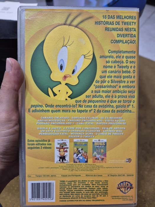 Espetáculo Tweety - Filmes VHS