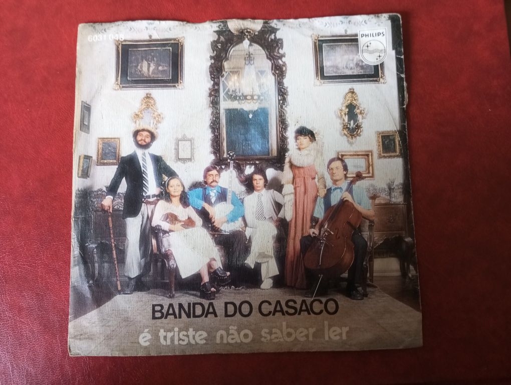 Banda Do Casaco -A que É Triste Saber Ler/Canto De Amor Trabalho RARO