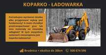 Usługi Koparko-Ładowarką I Ładowarką i wywrotką oraz Koparką obroto