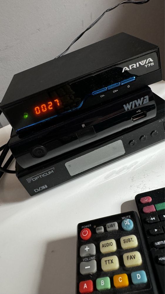 Dekoder DVB-T2 HEVC H.265+Opticum+Wiwa